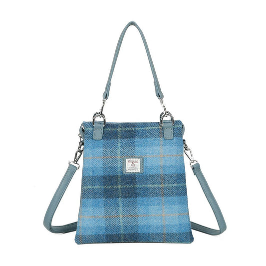 Harris Tweed Skye Blue Crossbody Bag