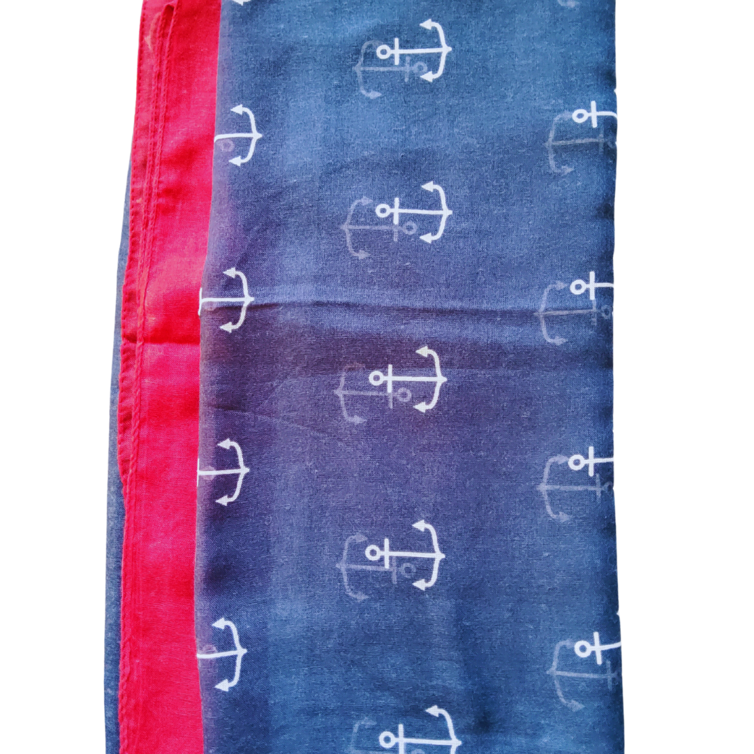 Anchor of hope print scarf
