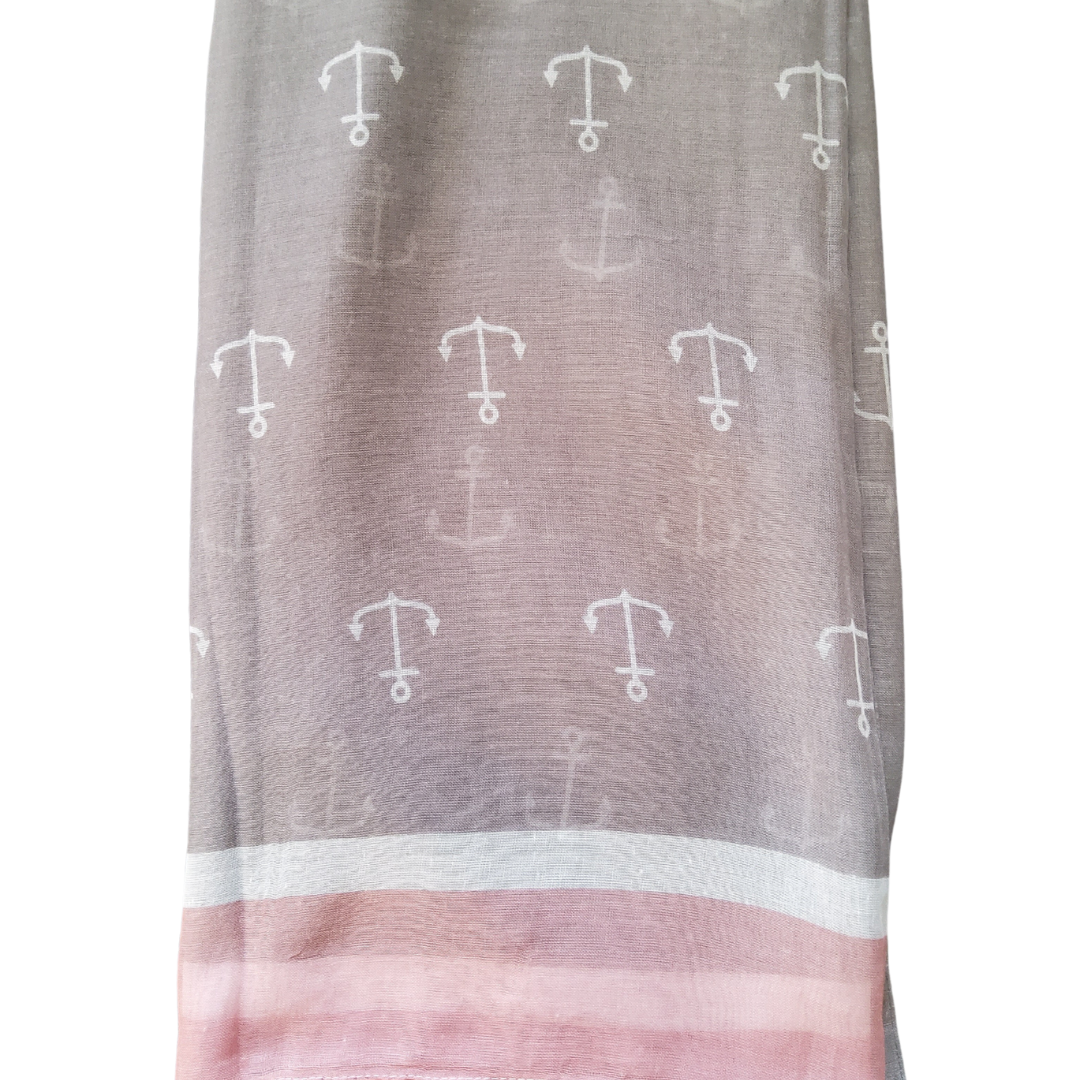 Anchor of hope print scarf