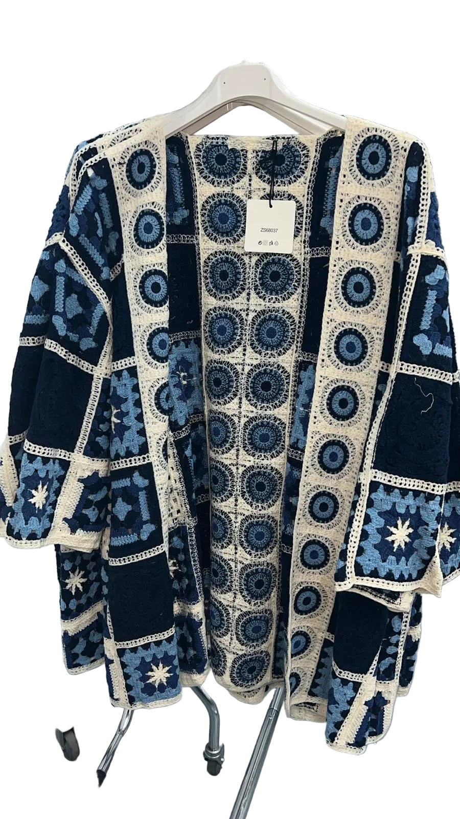 Long Crochet Cardigan