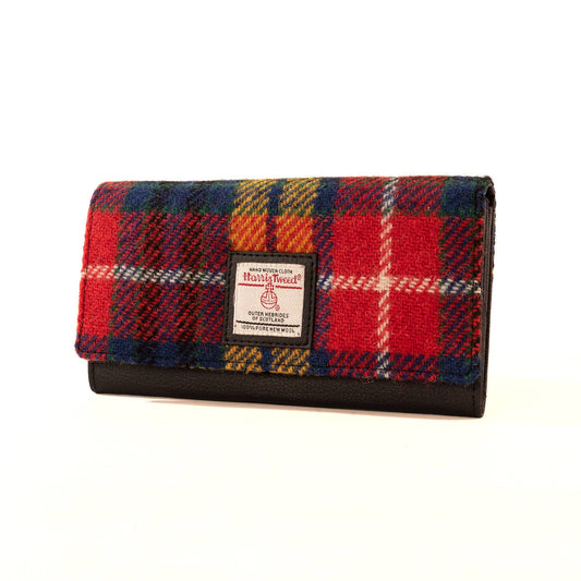 Harris Tweed Ladies Envelope Purse Saffron