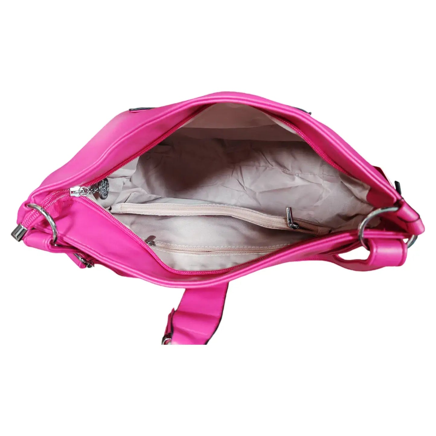 Blue Soft Front Hobo Bag