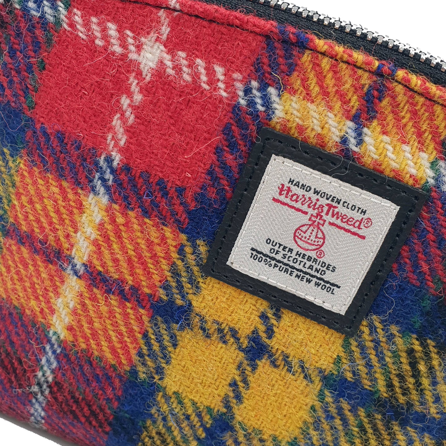 Harris Tweed Cosmetic Bag Saffron