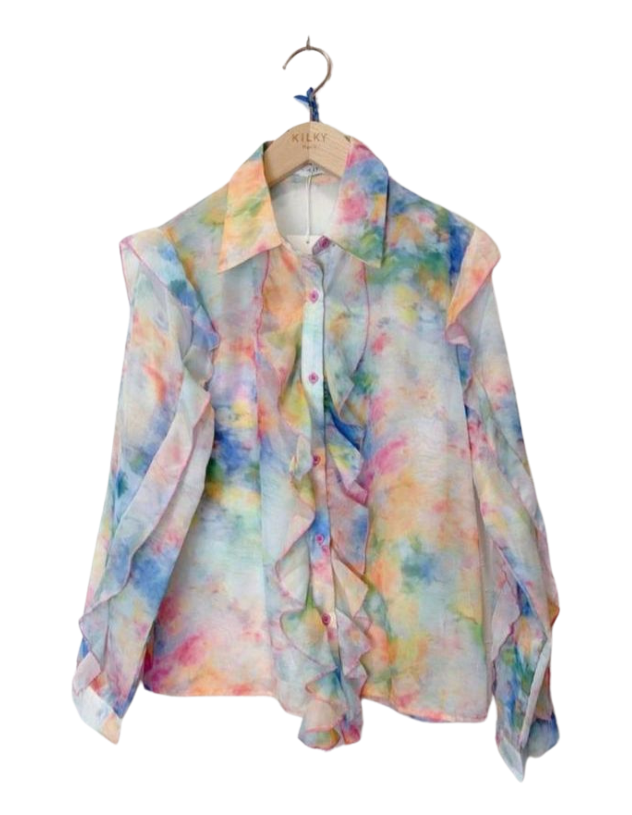 Multicoloured Frill Shirt
