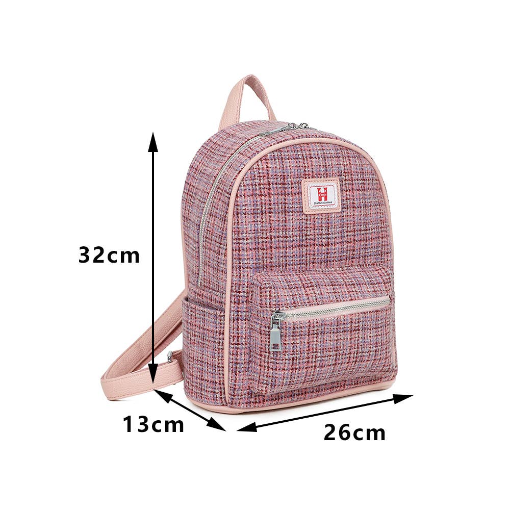 Harris Tweed Buchanan Tartan Ladies Backpack
