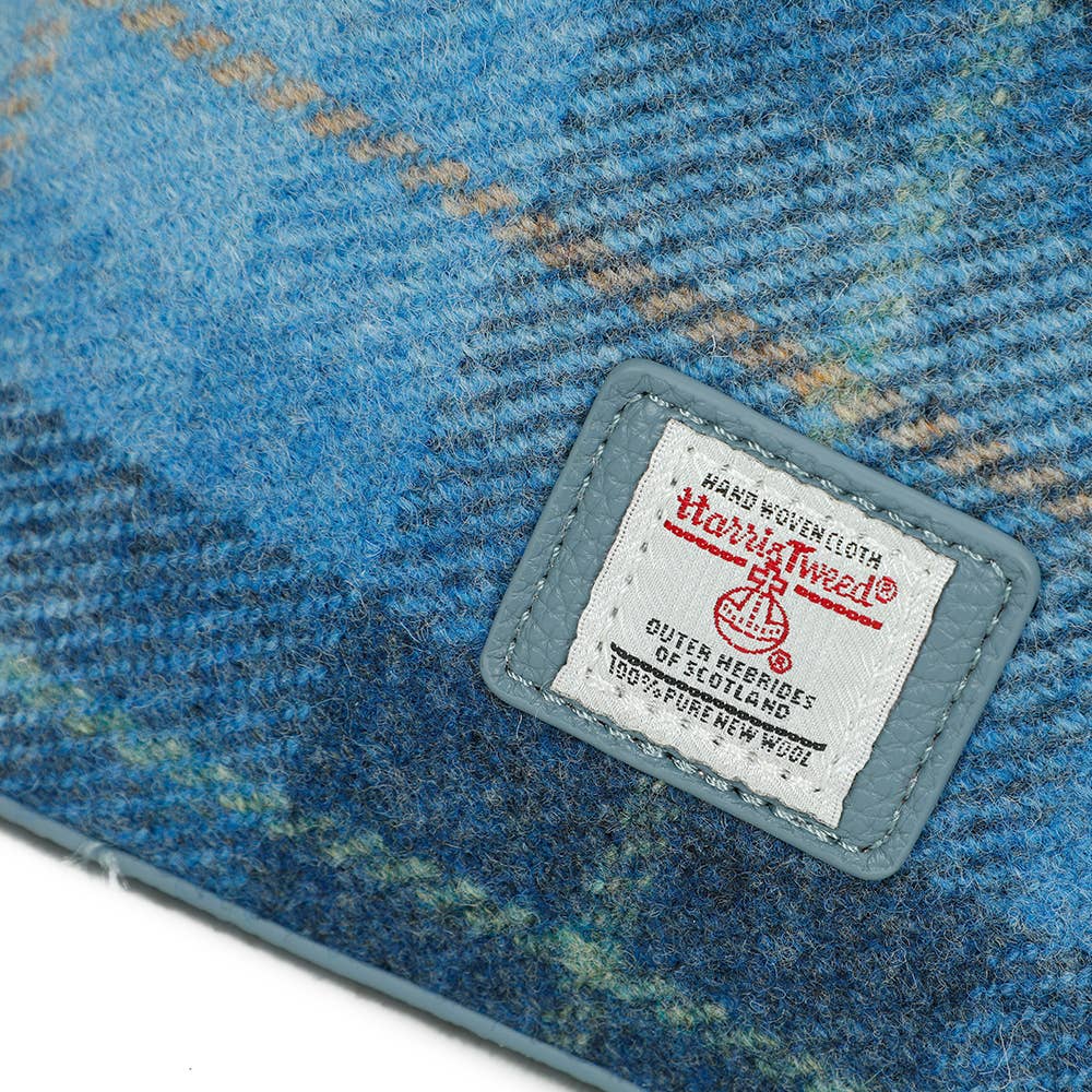 Harris Tweed Skye Blue Shoulder Bag