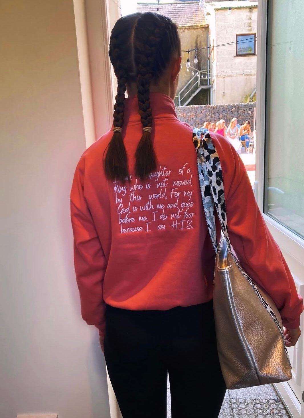 Wearable Truth Pink Statement Quarter Zip - TO ORDER