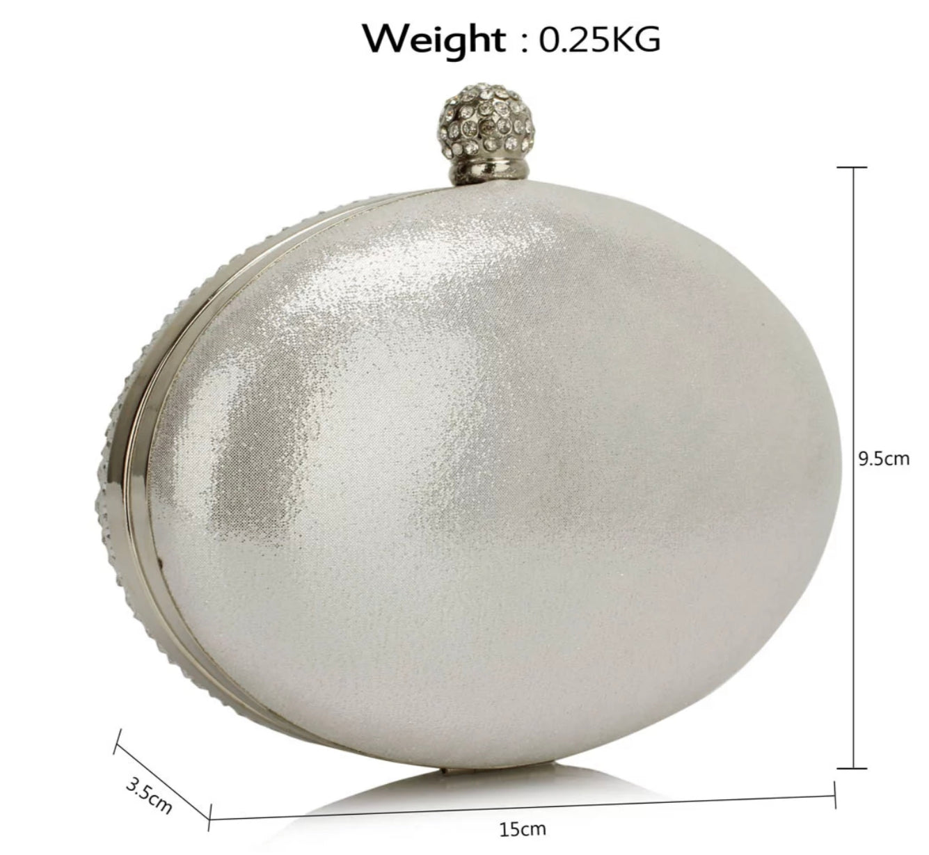 Diamante Design Evening Clutch Bag