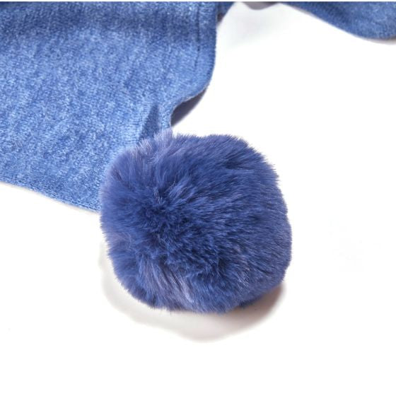 Pom Pom Poncho Wrap