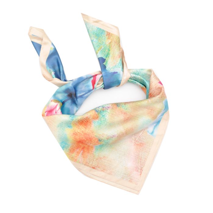 Lotus Satin Scarf