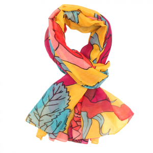 Coming Up Roses Print Lightweight Scarf