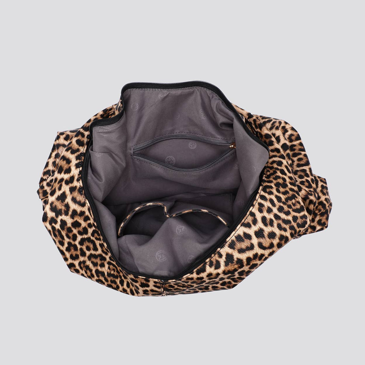 Leopard Print Slouch Bag