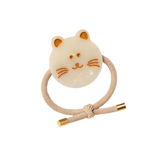 Cat Face Elastic Hair Tie