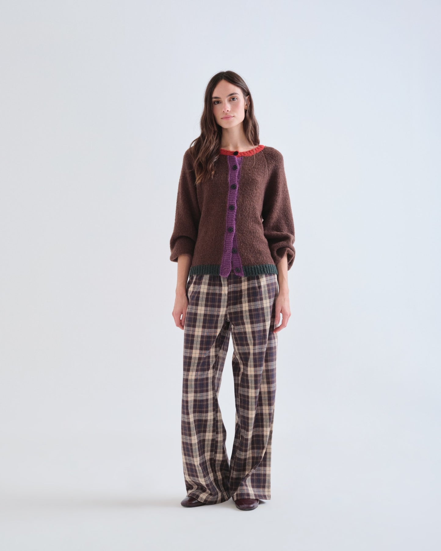 Pre-order* Compañía Fantástica: Brown cardigan