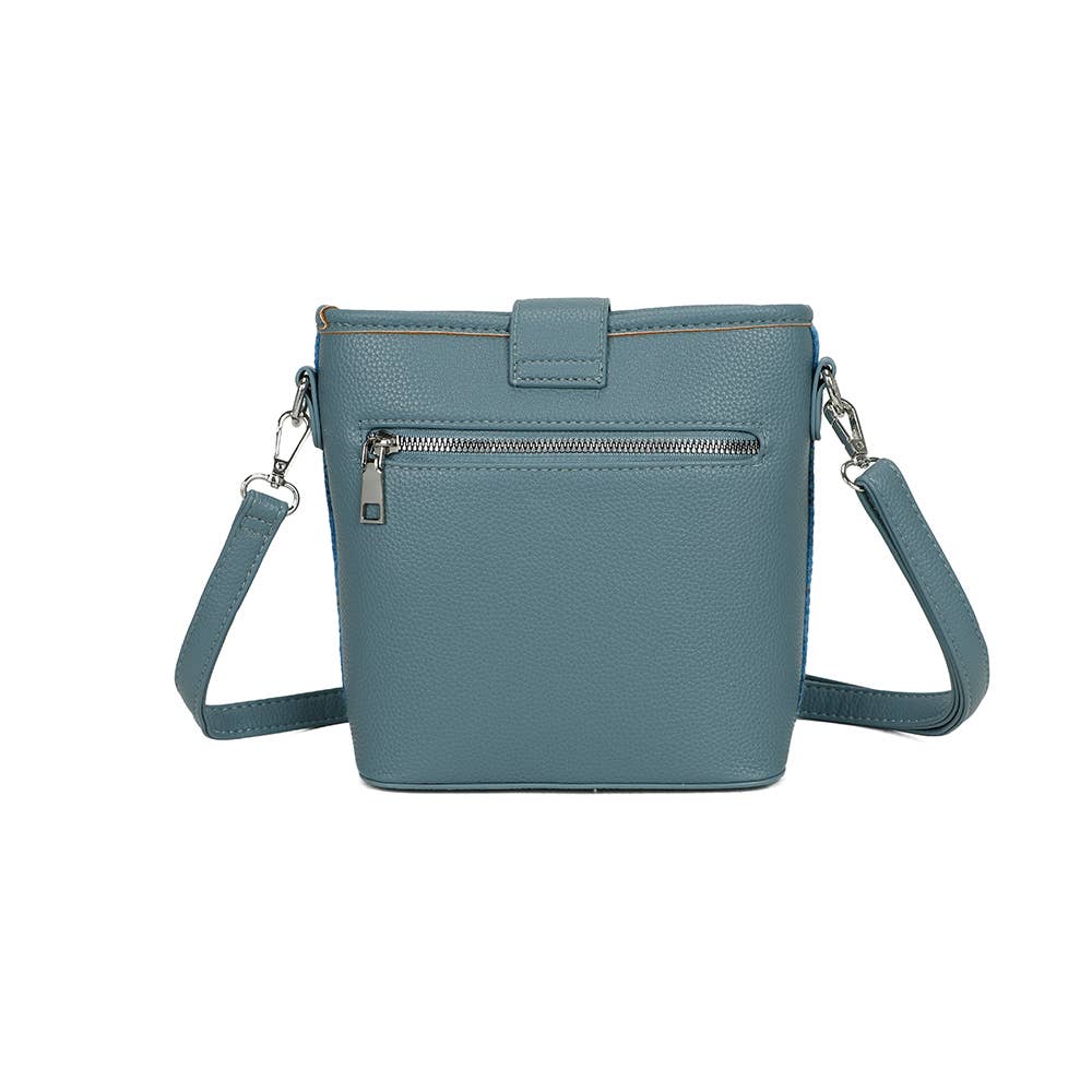 Harris Tweed Skye Blue Shoulder Bag