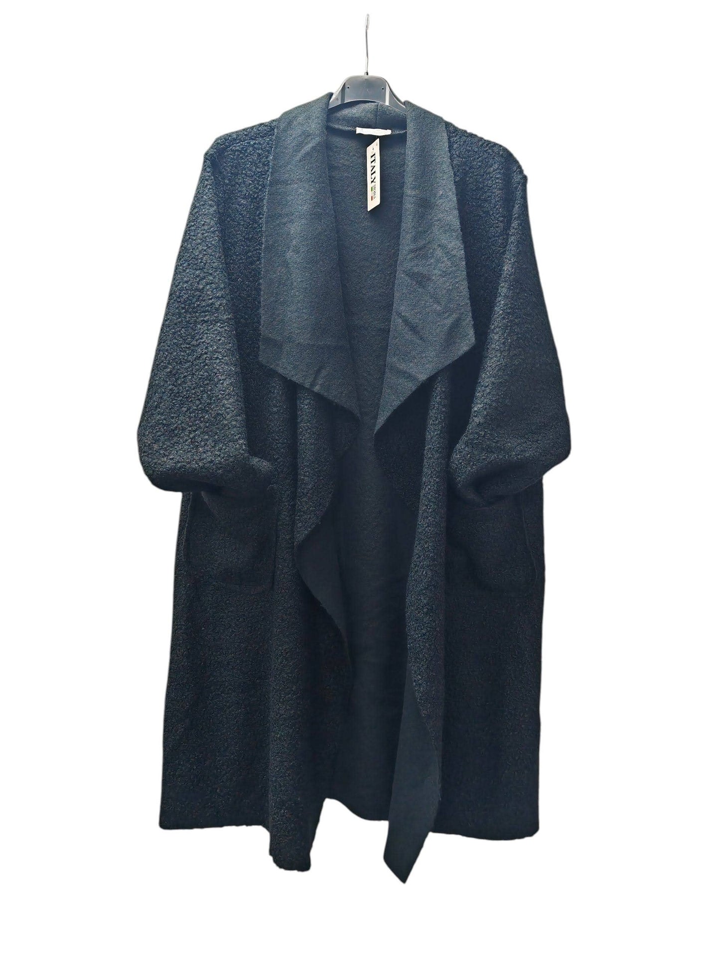 One Size Waterfall Coat with Two Pockets