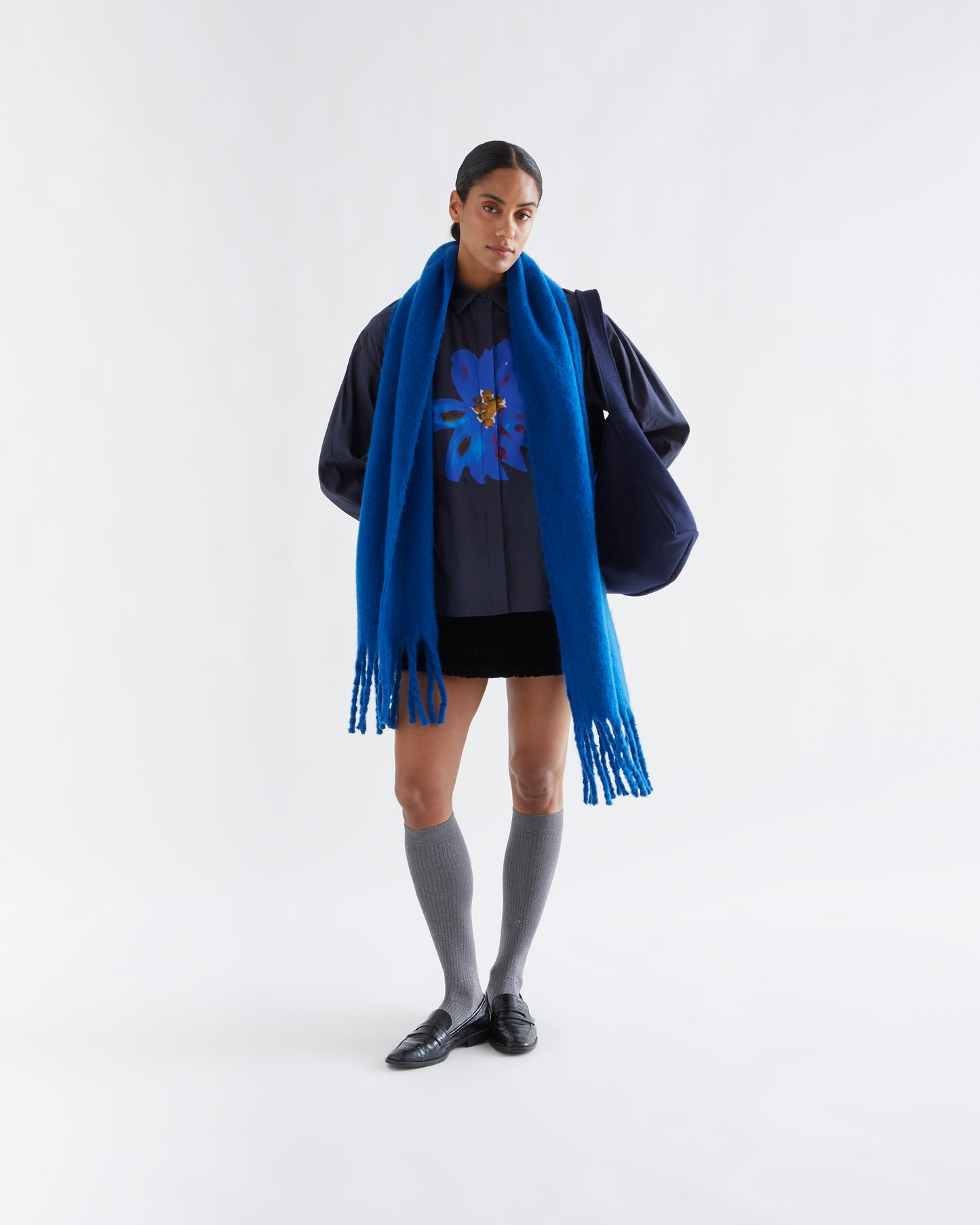 Pre-order* Compañía Fantástica: Blue flower shirt