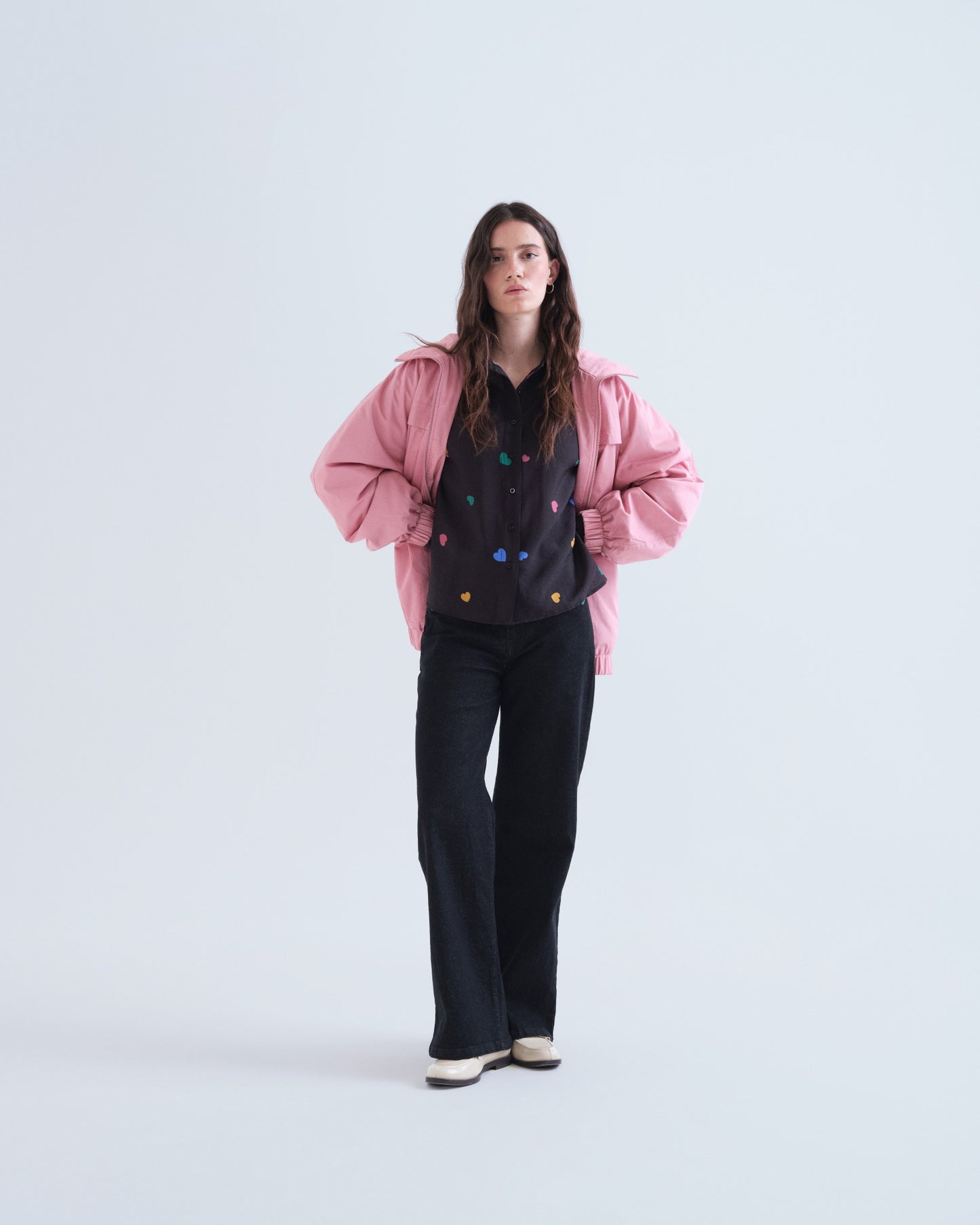 Pre-order* Compañía Fantástica: Heart pattern shirt