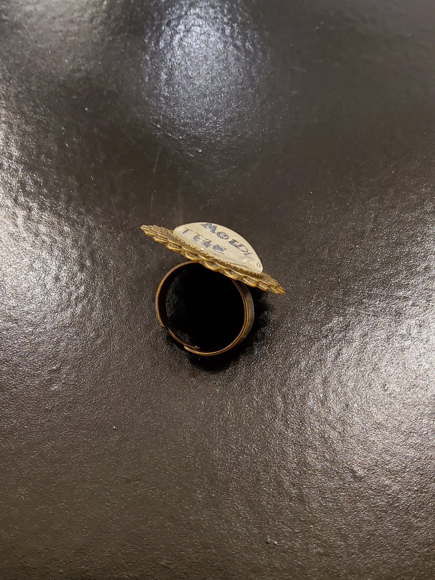 'Be Still and Know' Cream Ring
