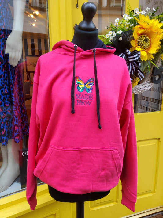 Wearable Truth 'MADE NEW' Pink Hoodie