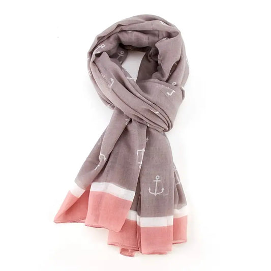 Anchor of hope print scarf