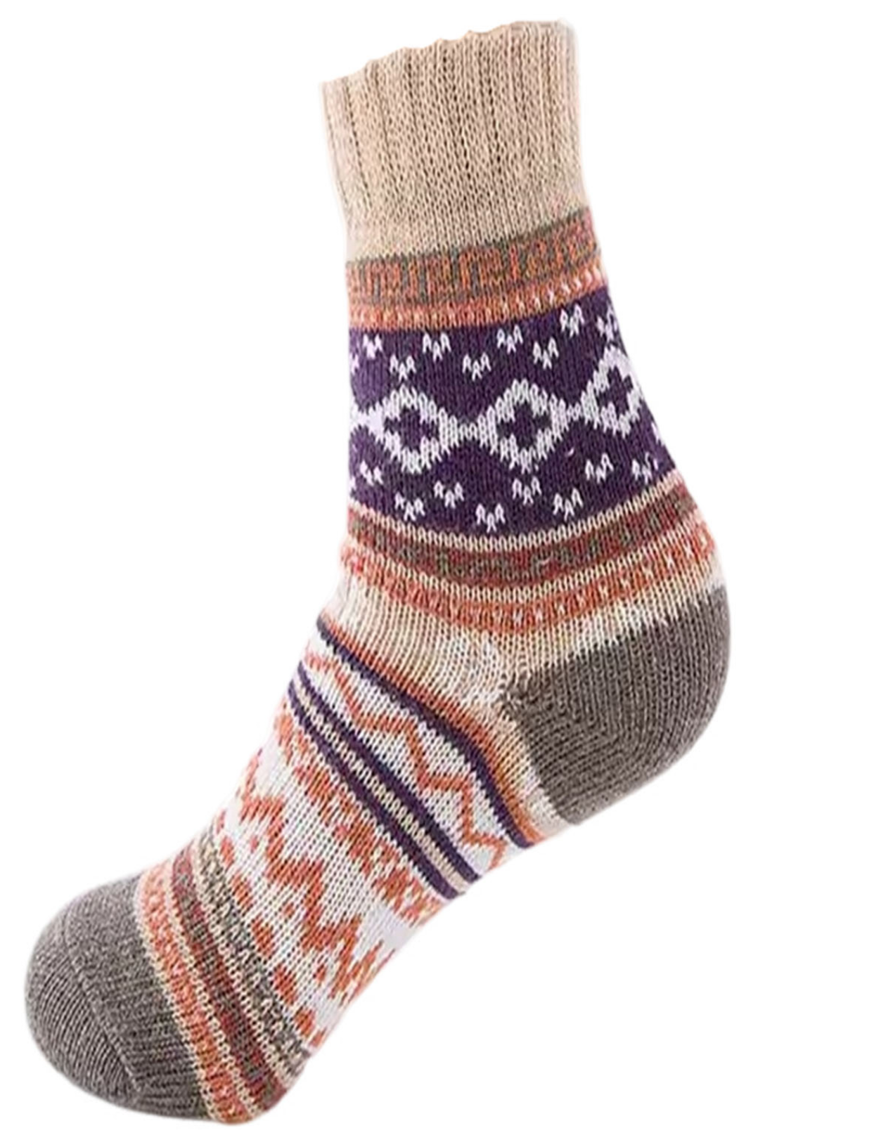 Nordic Patterned Socks - 3 Pairs