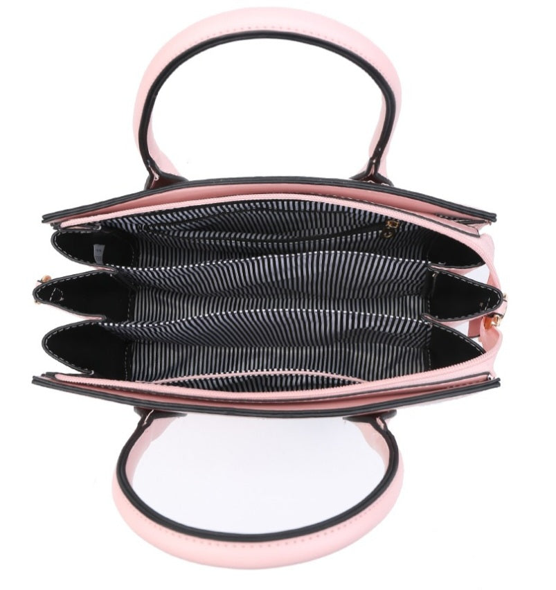Geometric Print Handbag