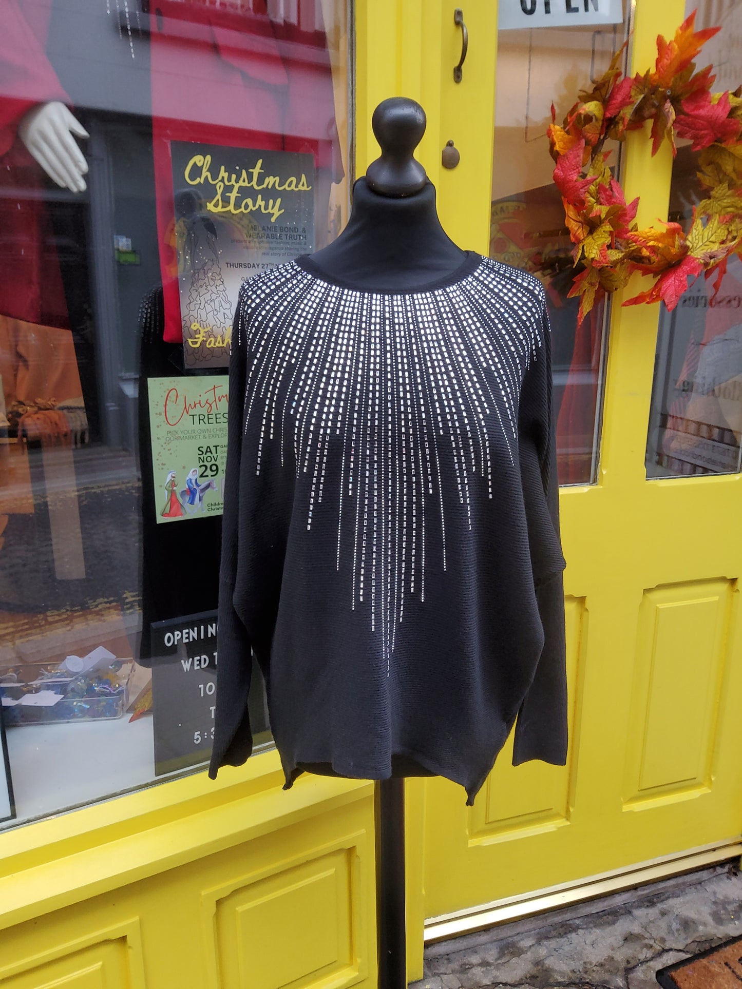 Black Sparkle Jumper