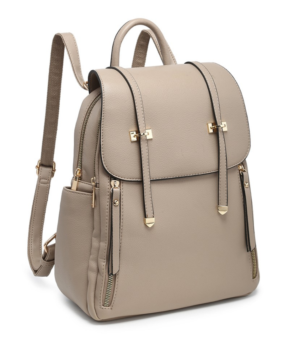 Beige Backpack