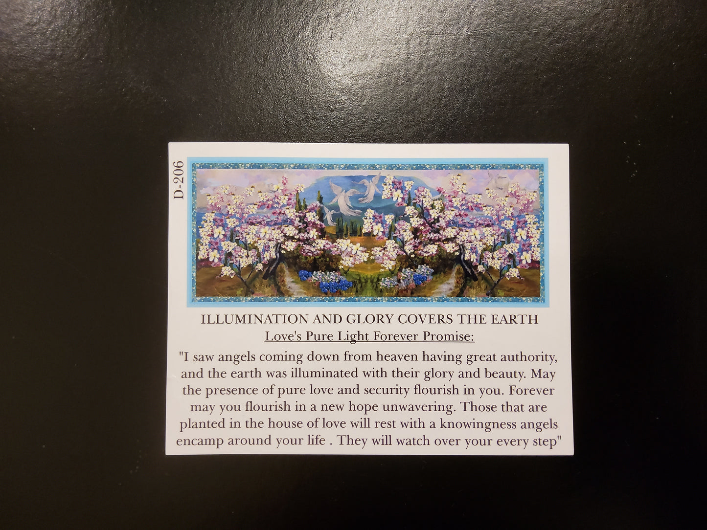 Love’s Pure Light “Illumination and Glory Covers The Earth” silk blend scarf