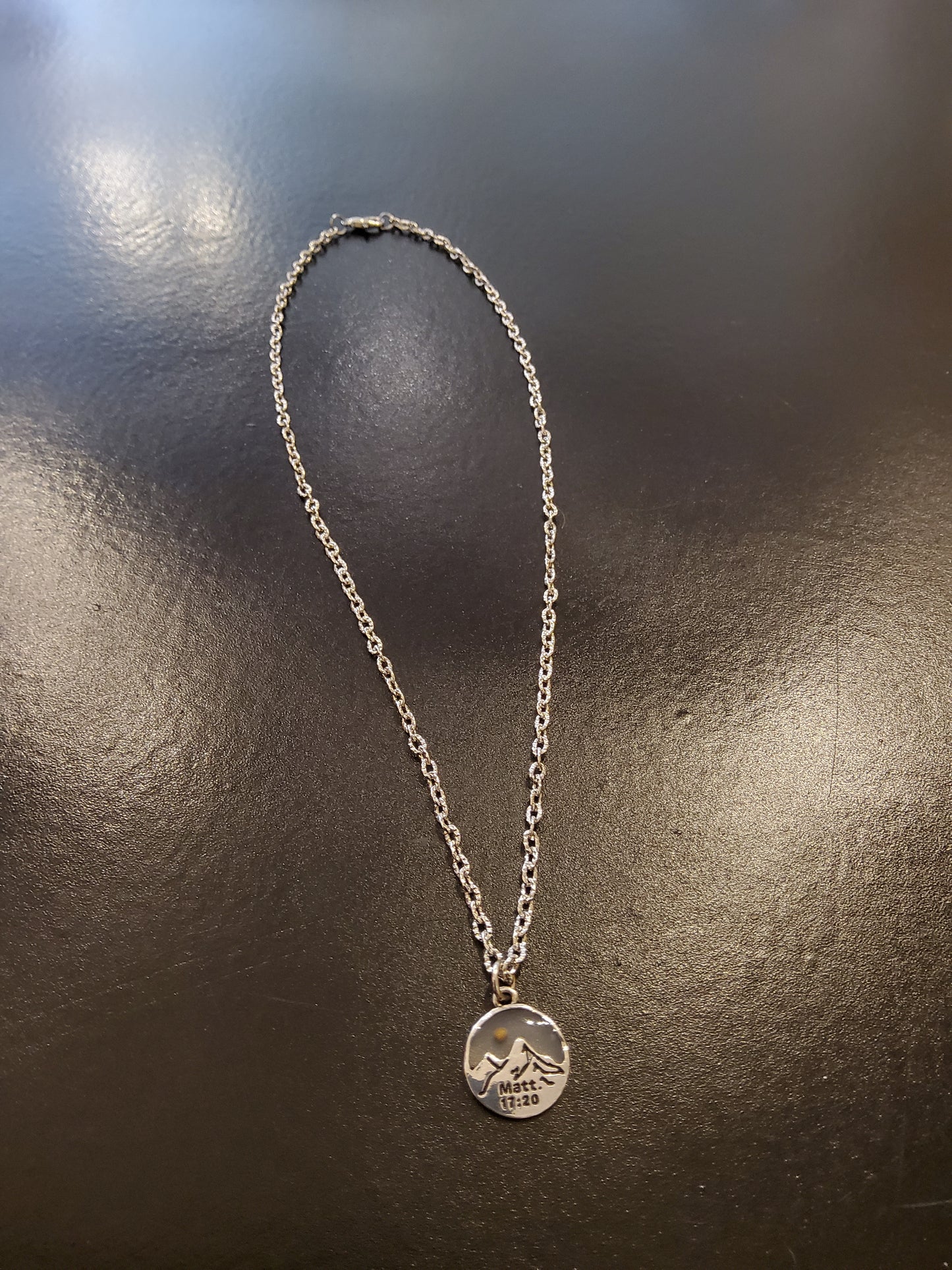 Mustard Seed (Matt. 17:10) Silver Necklace