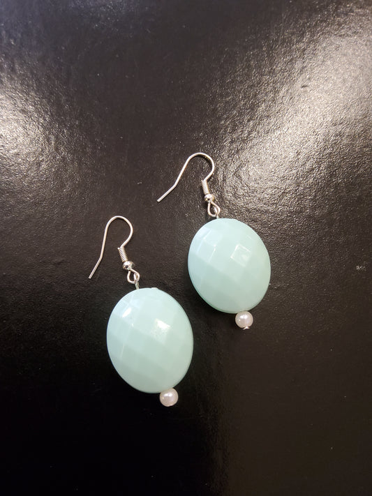 Mint Drop Earrings
