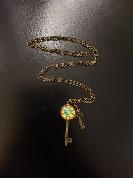 Vibrant Key Necklace