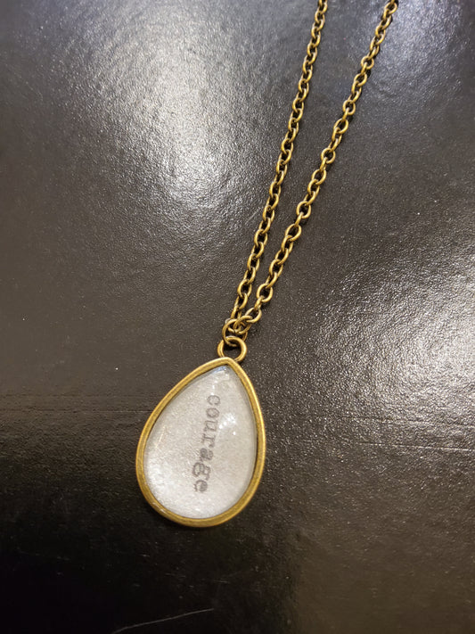 Courage Bronze Necklace