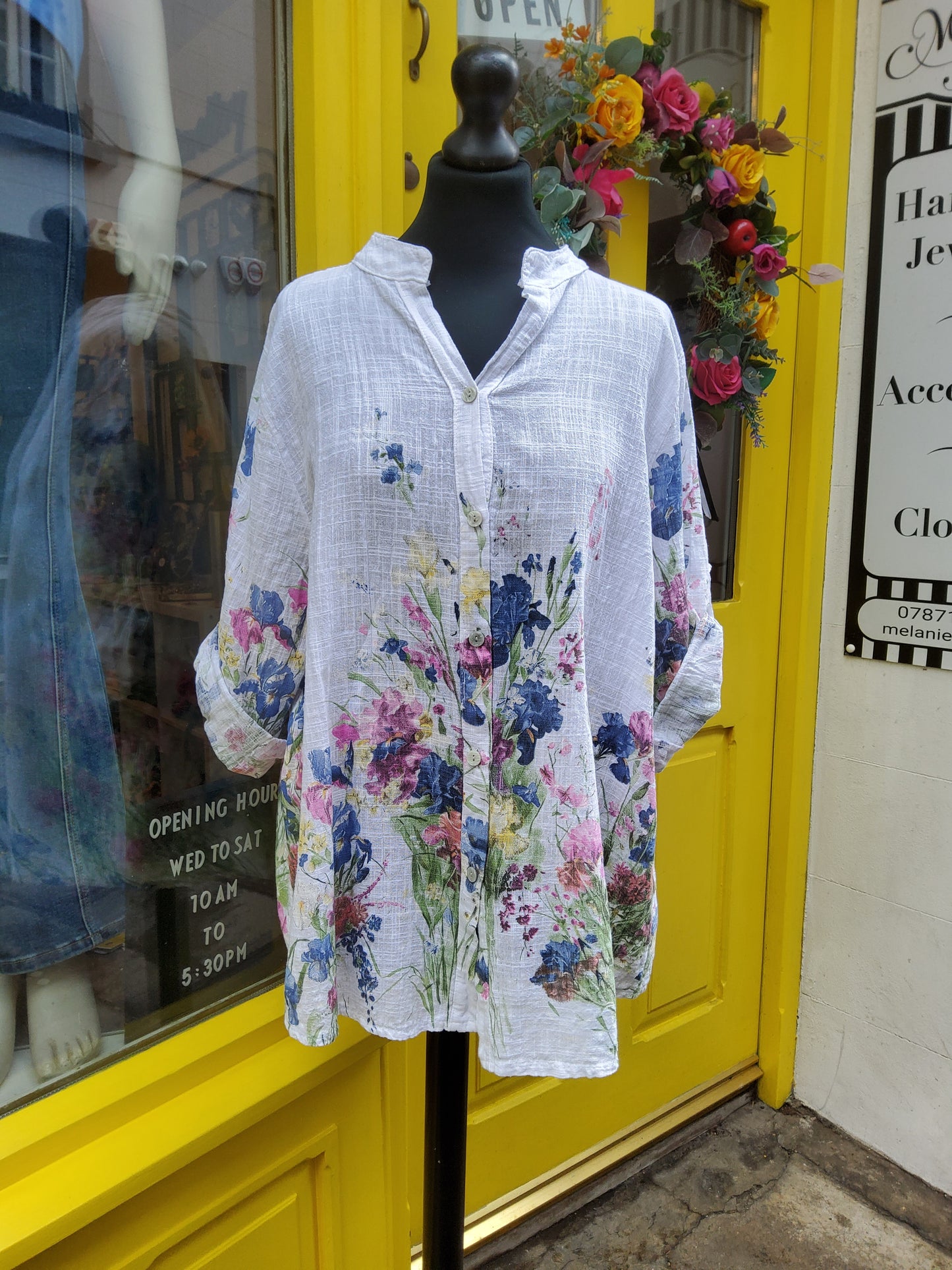 Wildflowers Linen Shirt