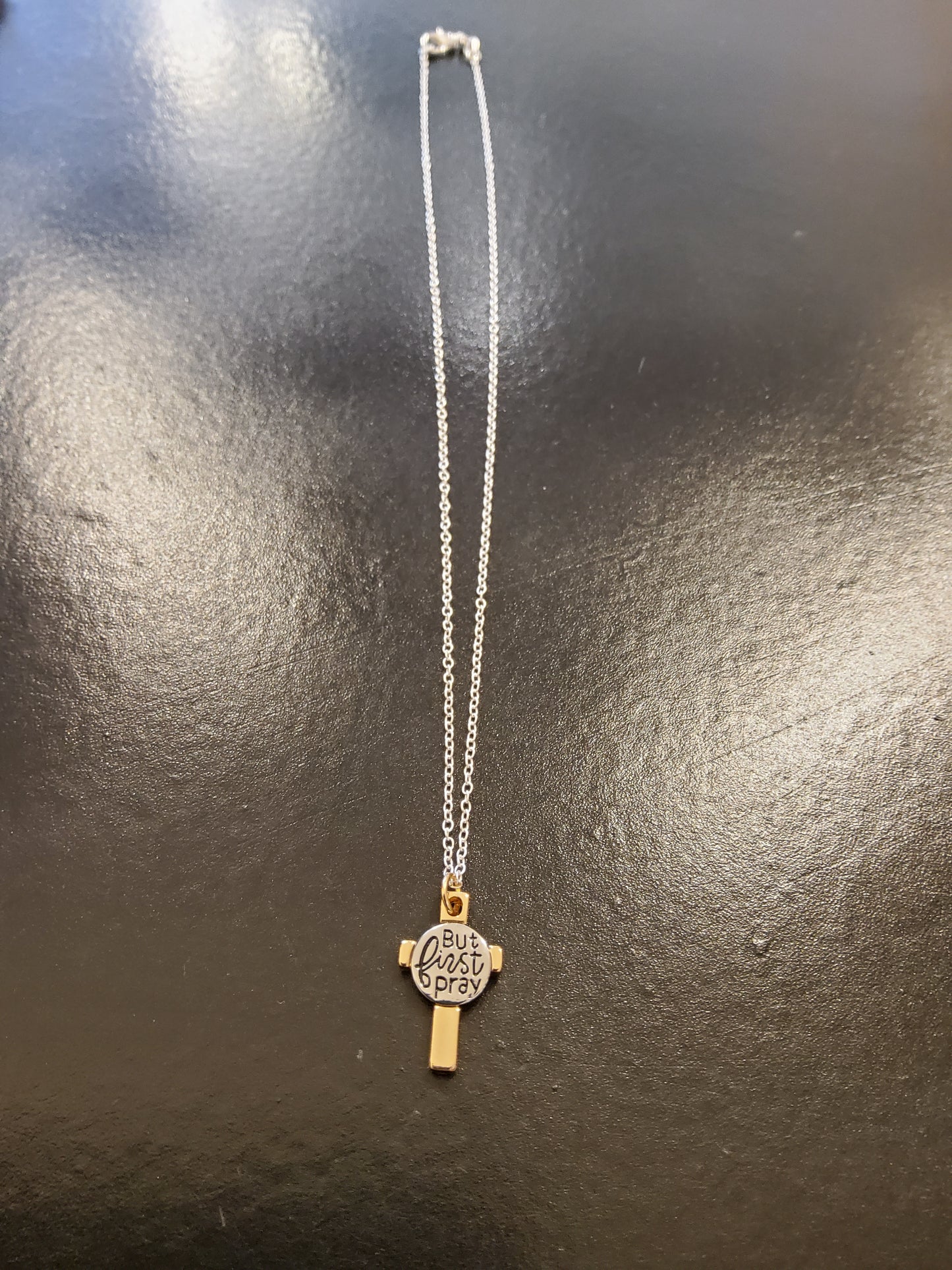 But First Pray Necklace