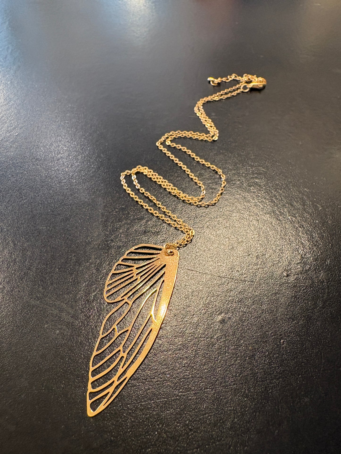 Rose Gold Butterfly Necklace