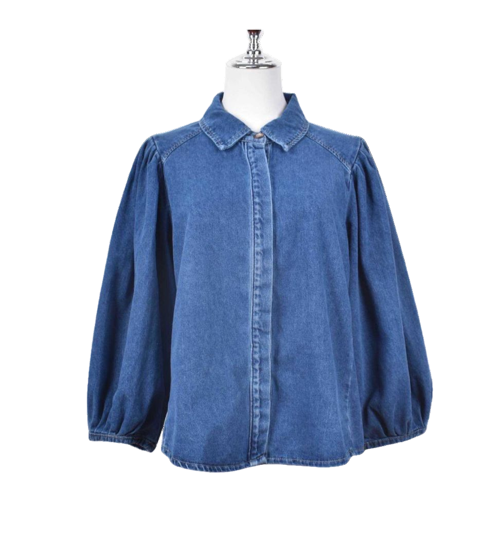 Belle Sleeve Denim Shirt