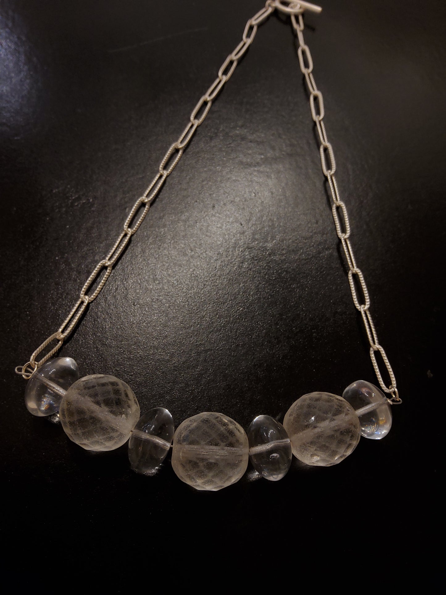 Deluxe Chain Czech Glass Beaded Necklace