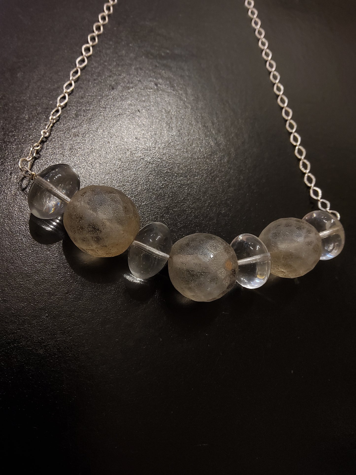 Translucent Beaded Necklace