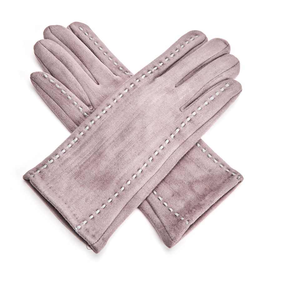 Stitch detail gloves