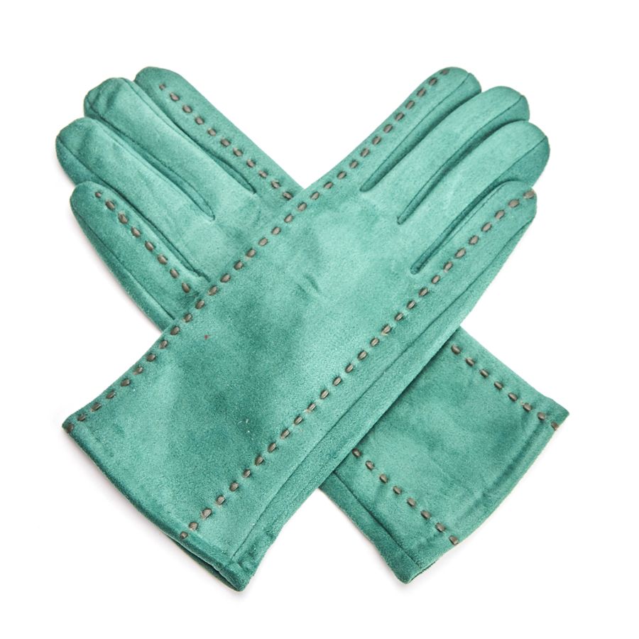 Stitch detail gloves