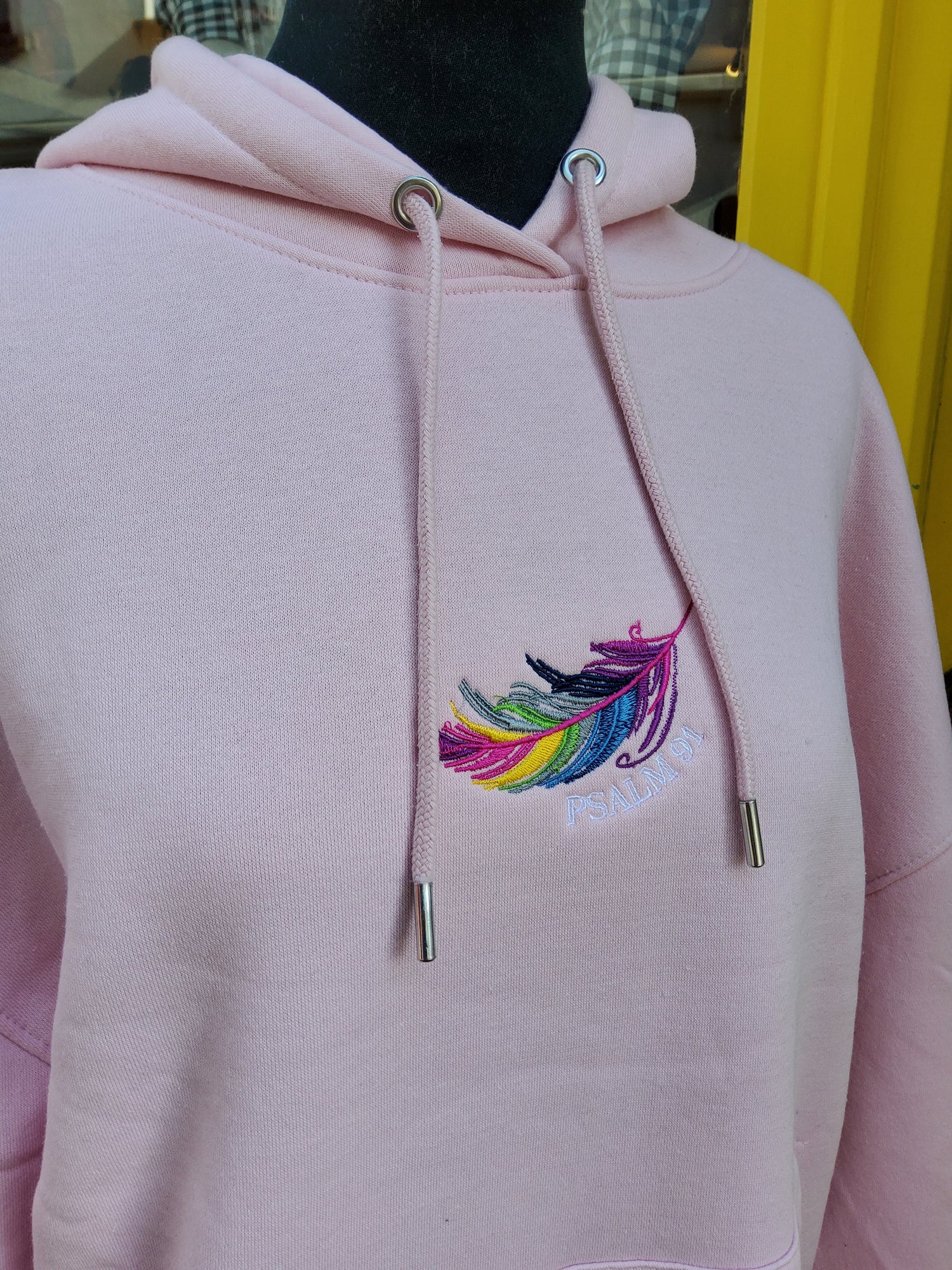 Locally embroidered hoodies available to buy online or in store. 
