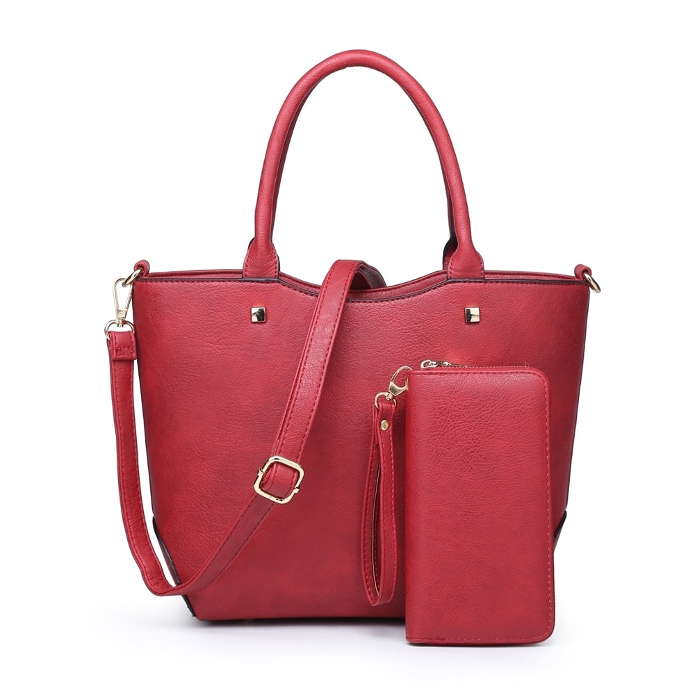 Red Tote Bag with Co-ordinating Purse