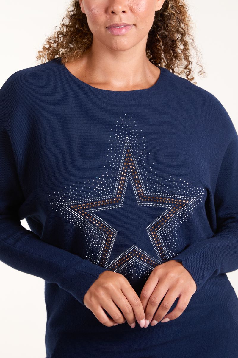 Sequin Star Jumper