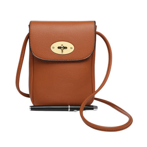 SMALL CROSSBODY BAG (BROWN / GOLD / GREEN / SILVER / RED / BLACK / NAVY)