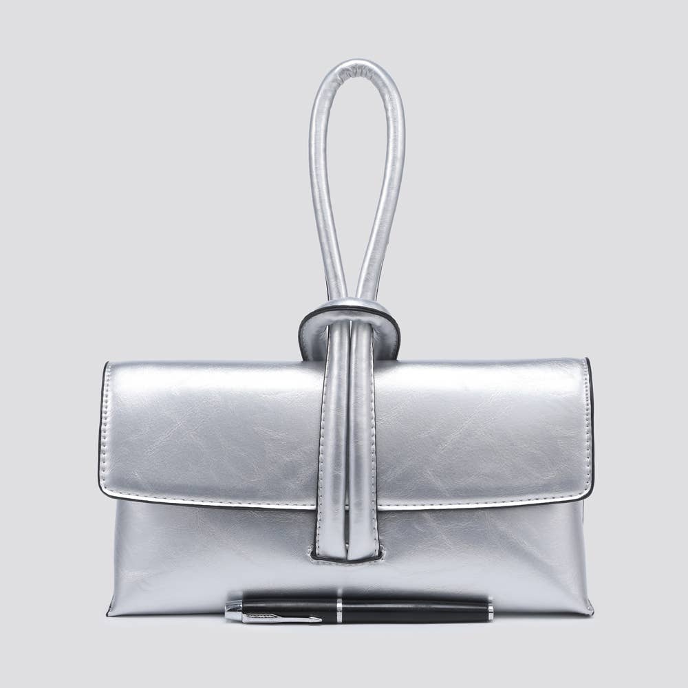 Vegan Leather Knot Handbags