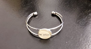 WEARABLE TRUTH 'BE STILL' CUFF BRACELET