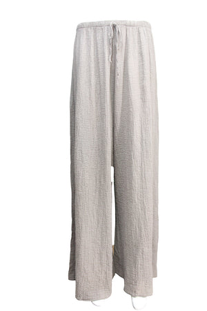 Crinkle Wide Leg Trousers