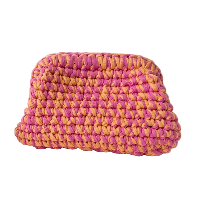 Chunky Knit Bubble Cloud Clutch Bag
